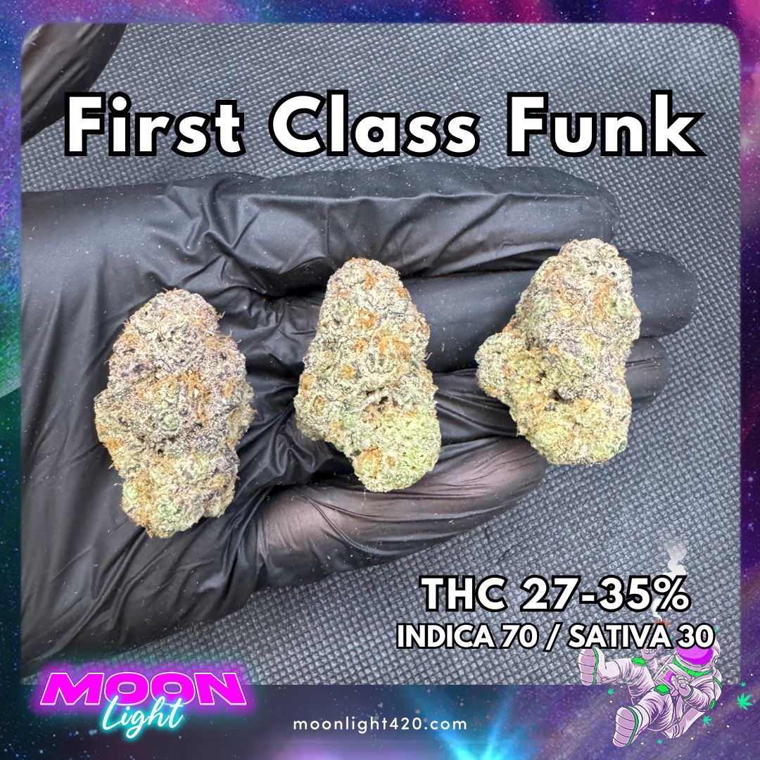 First Class Funk By. Compound Genetics THC 27-35% 🚀 (Sold Out) 🚫 สินค้าที่ขายหมดแล้ว