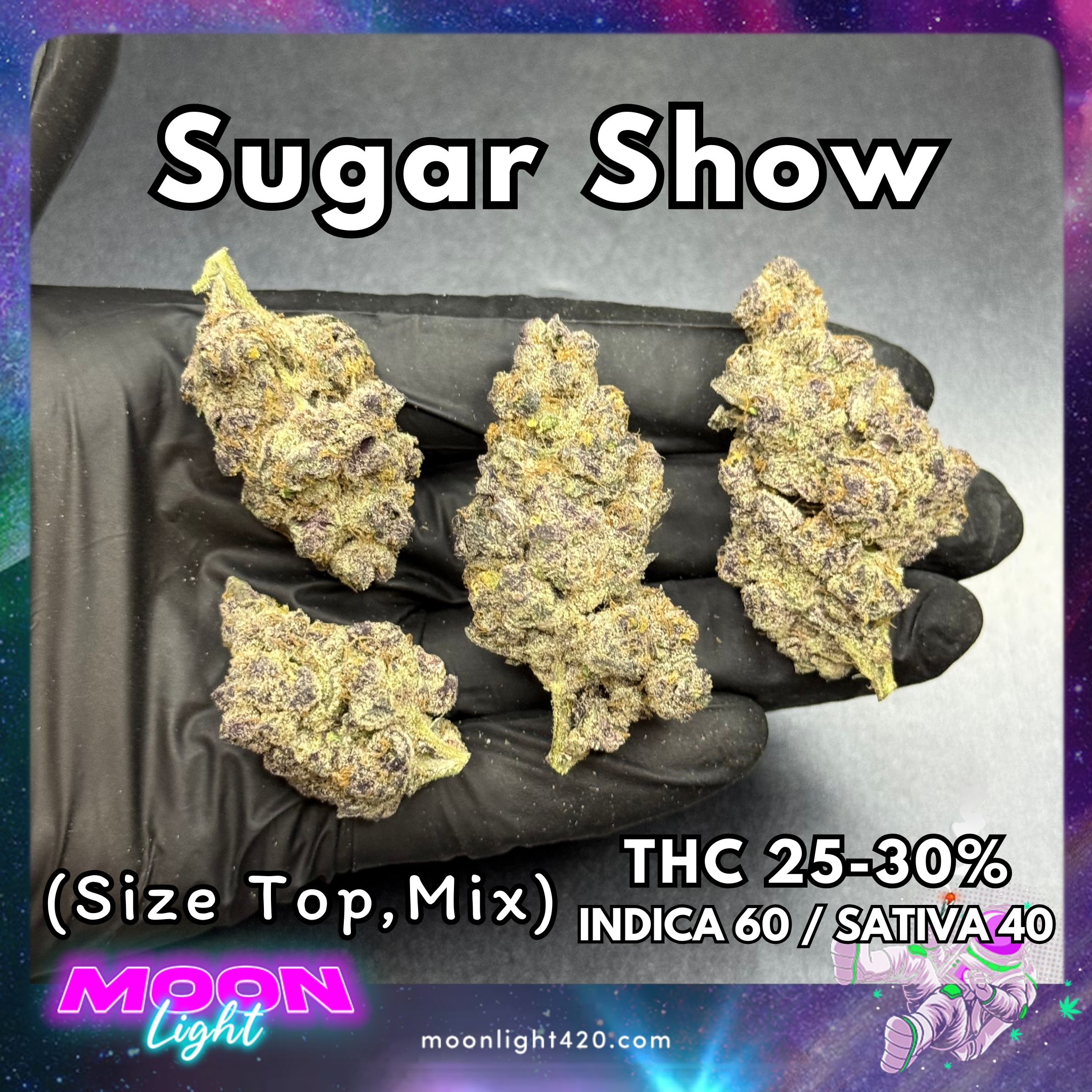 Sugar Show By. Exotic Genetix THC 25-30% 🚀 (Sold Out) 🚫 สินค้าที่ขายหมดแล้ว