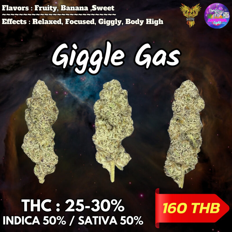 Giggle Gas By. Solfire Gardens THC 25-30%