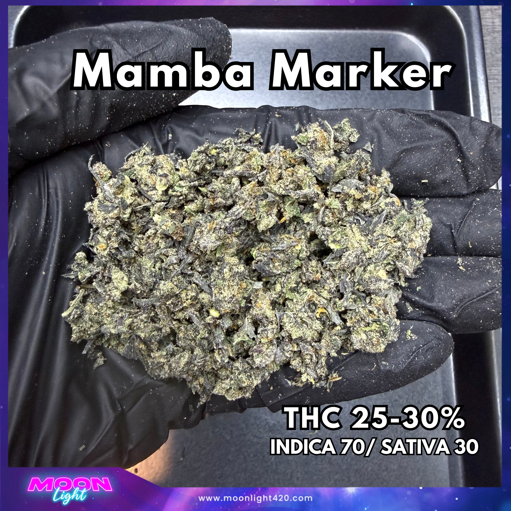 ทริม+ดอกแตก Mamba Marker By. Seed Junky THC 25-30%