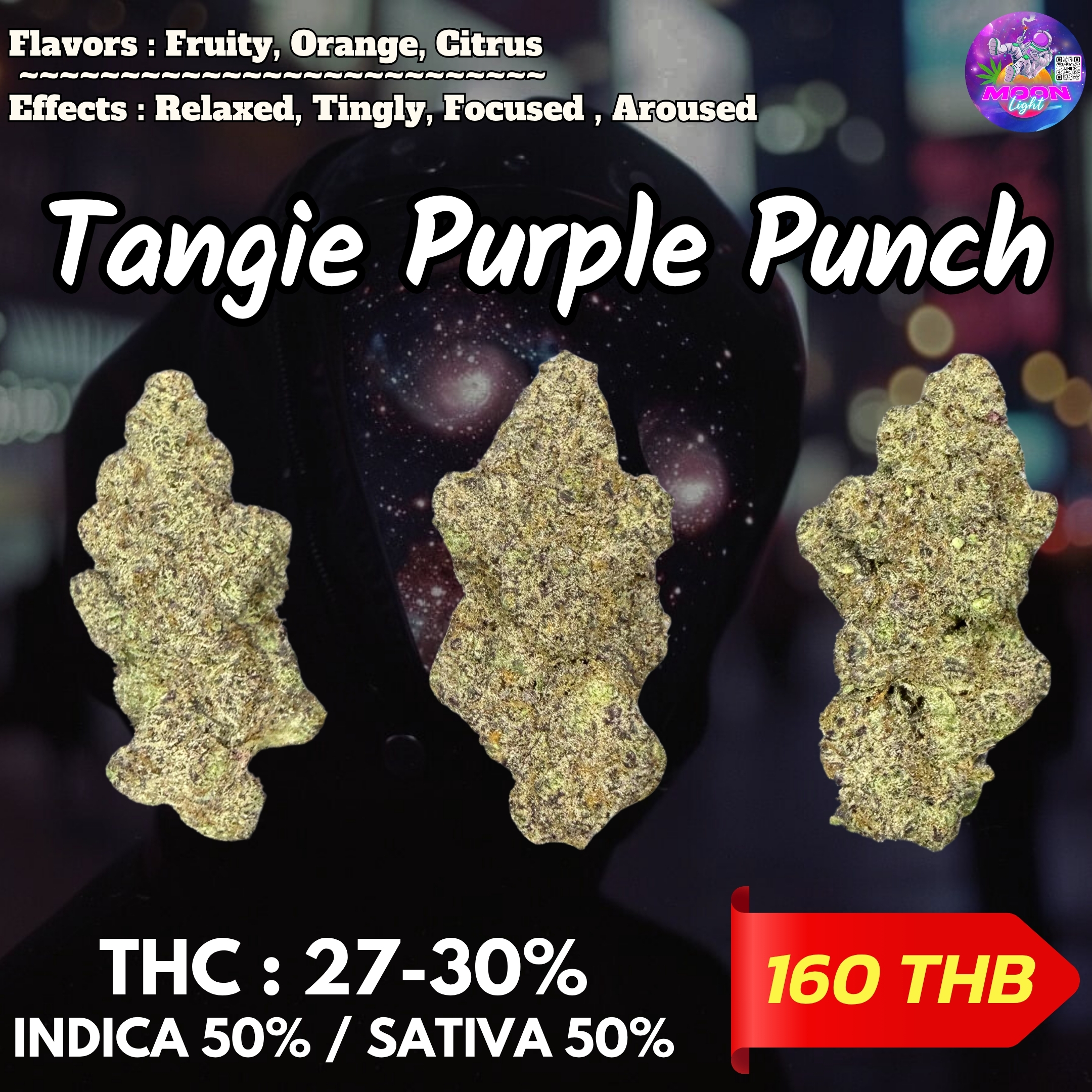 Tangie Purple Punch By. Blim Burnseeds THC 27-30%