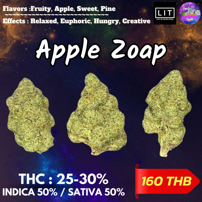 Apple Zoap by. Lit Farms THC 25-30%