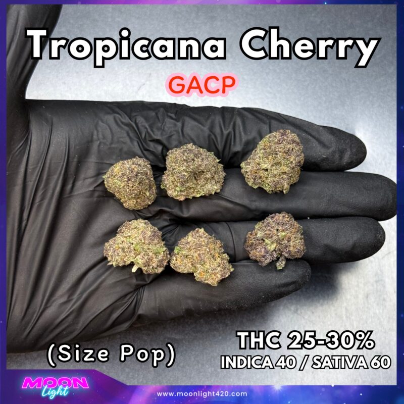 Tropicana Cherry By. Relentless Genetics THC 25-30%
