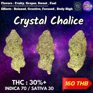 Crystal Chalice  By. Compound Genetics THC 30%+