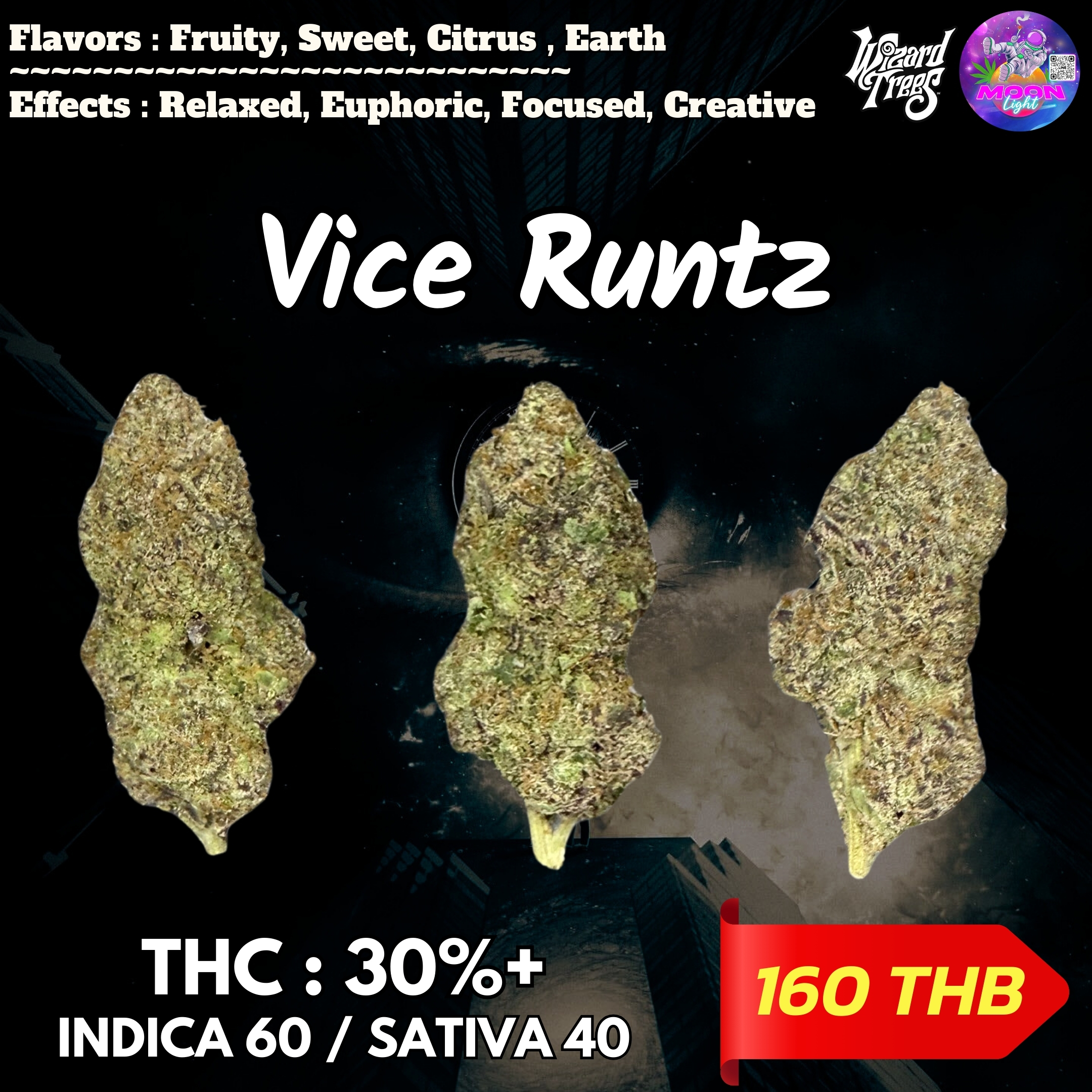 Vice Runtz  By. Wizard Trees THC 30%+