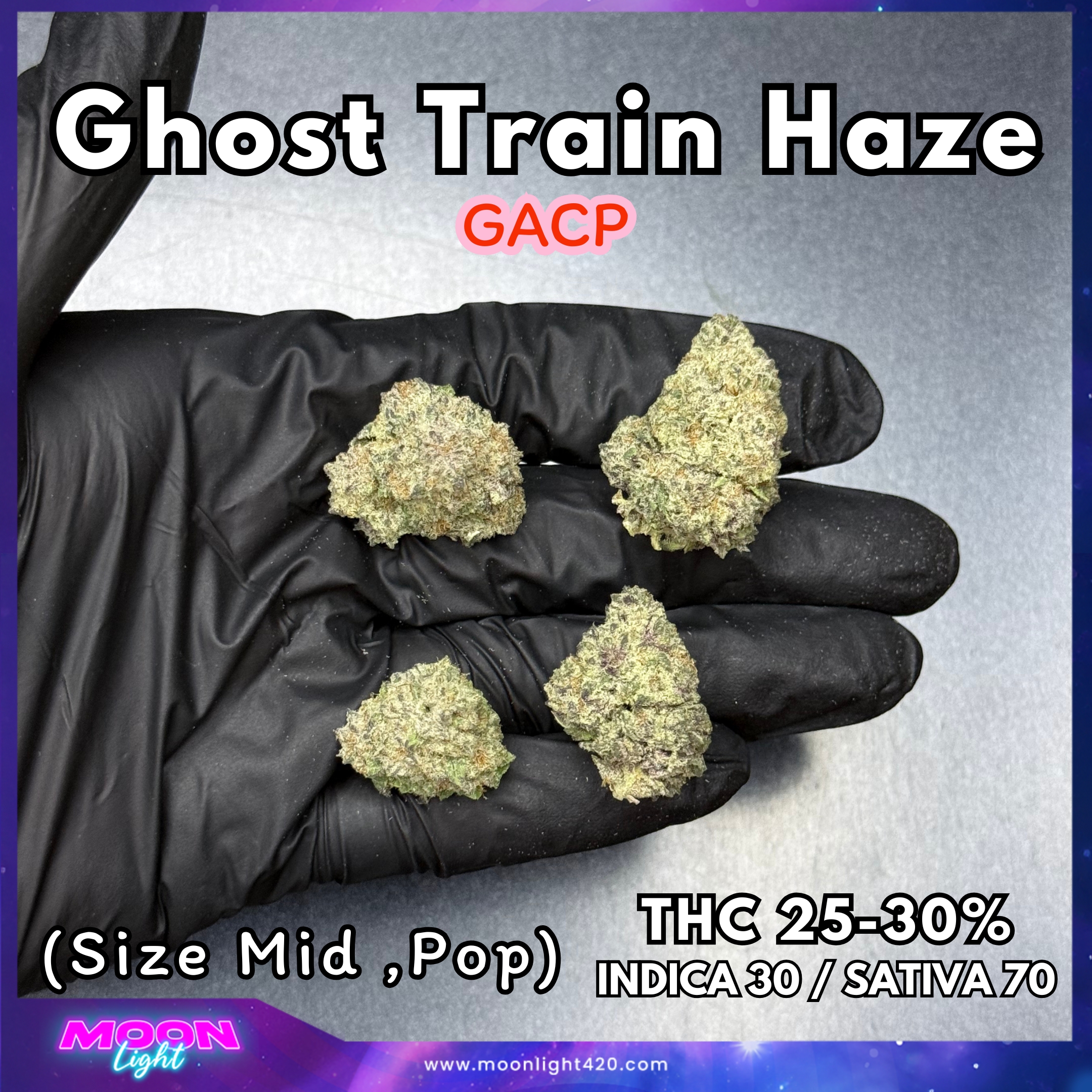Ghost Train Haze By. Blimburn Seeds THC 25-30%