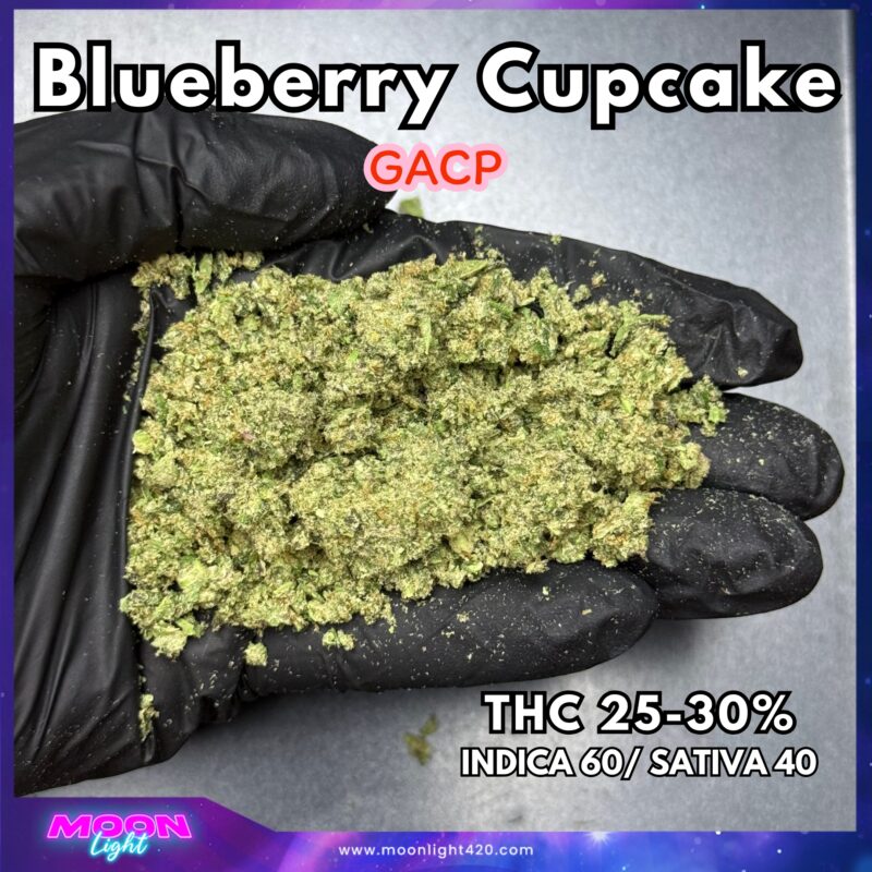 ทริม+ดอกแตก Blueberry Cupcake By. Humboldt Seed THC 25-30%