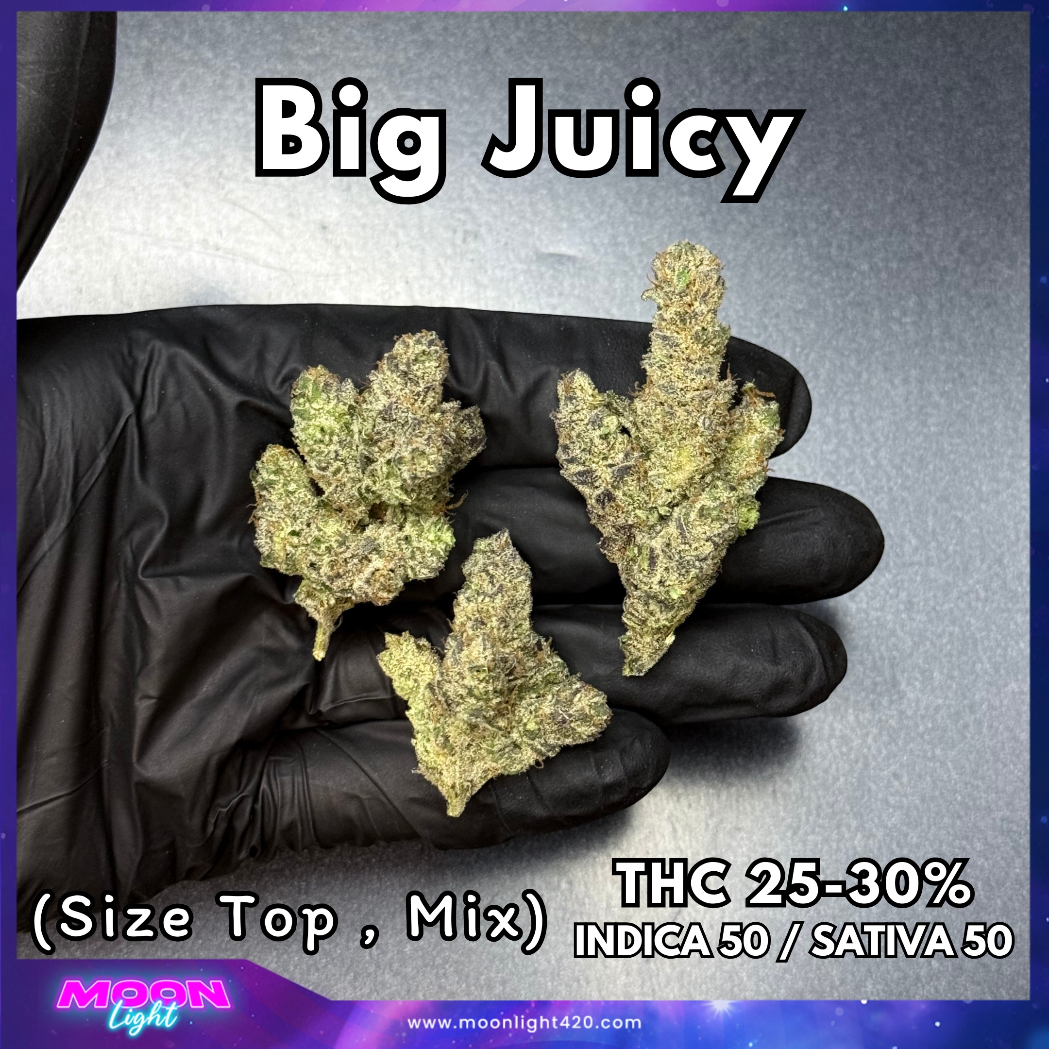 Big Juicy By. Solfire Gardens THC 25-30%