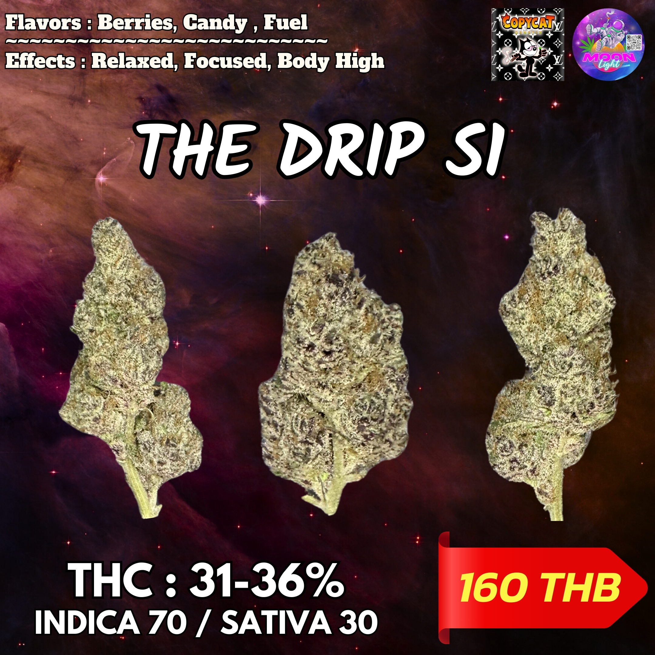 The DRIP S1  By. Copycat Genetix THC 31-36%