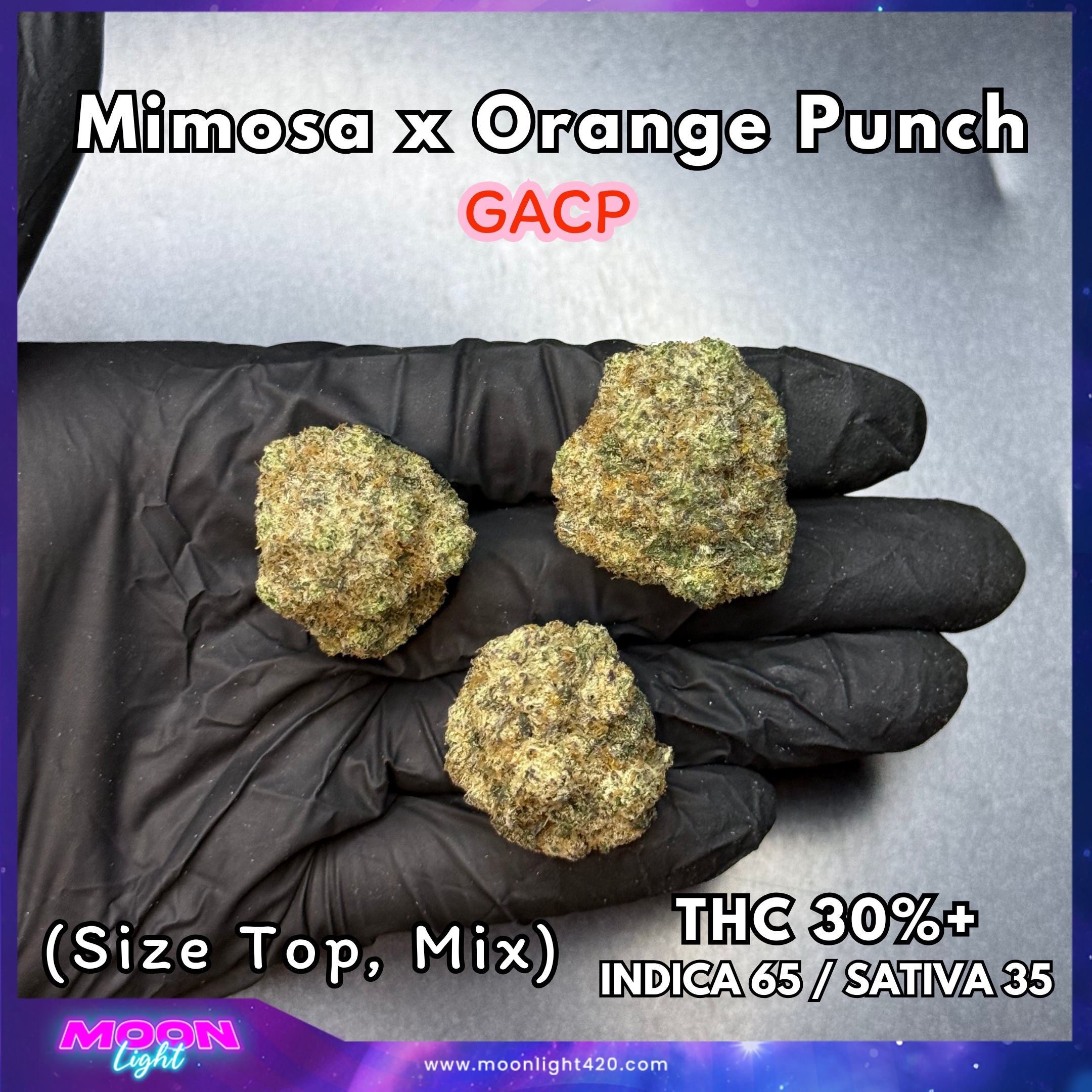 Mimosa x Orange Punch By. Barneys Farm THC 30%+