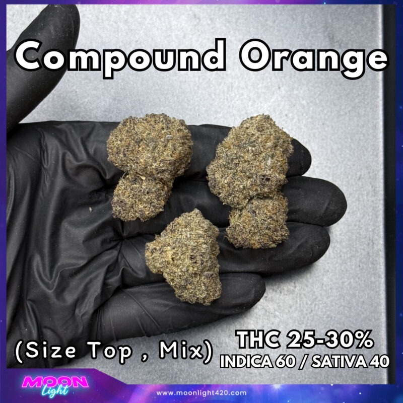Compound Orange By. Compound Genetics THC 25-30%