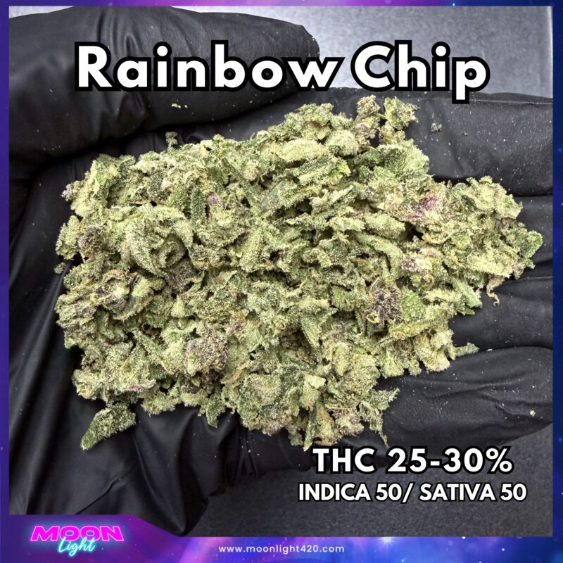 ทริม+ดอกแตก ทริม Rainbow Chip By. Exotic Genetix THC 25-30%