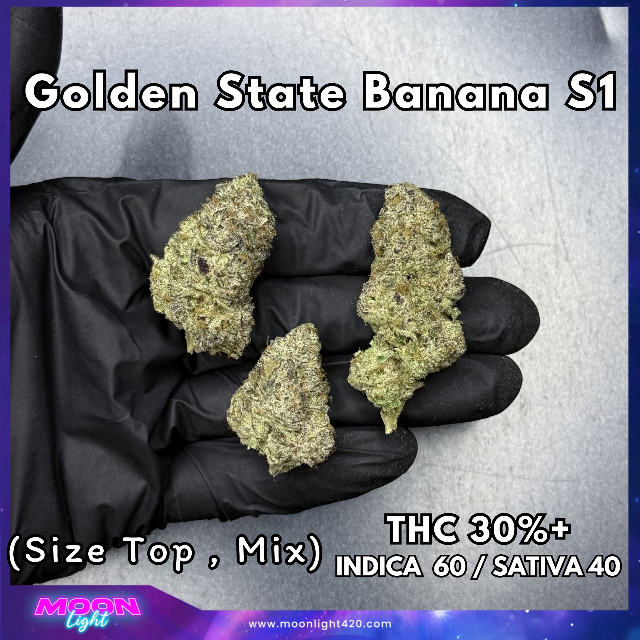Golden State Banana S1 By. Copycat Genetix THC 30%+