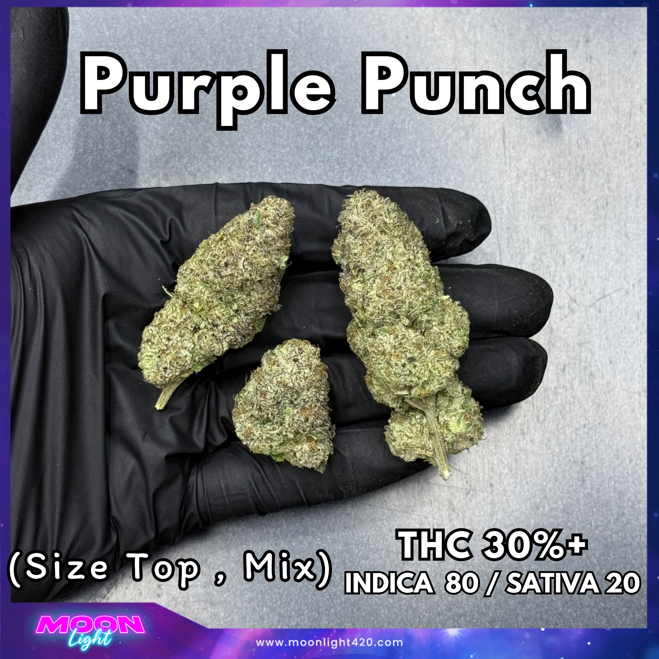 Purple Punch By. Barneys Farm THC 30%+