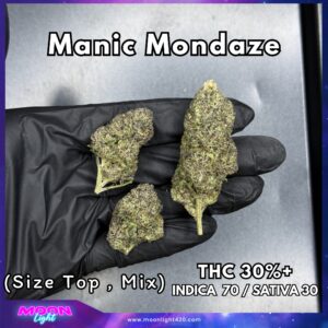 Manic Mondaze By. Exotic Genetix THC 30%+