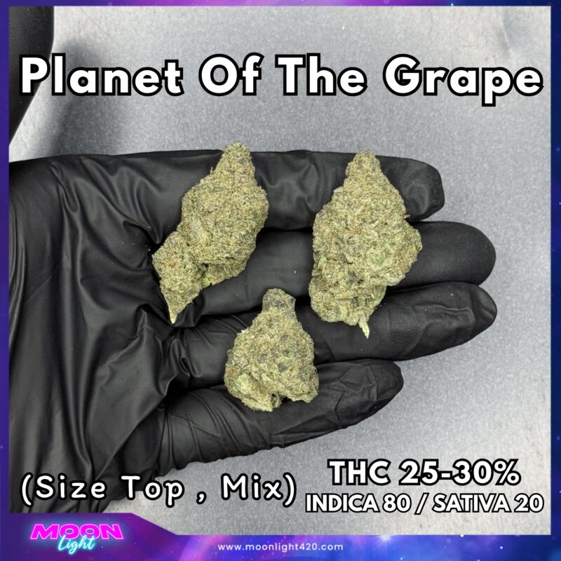 Planet of the Grapes By. Ethos Genetics THC 25-30%