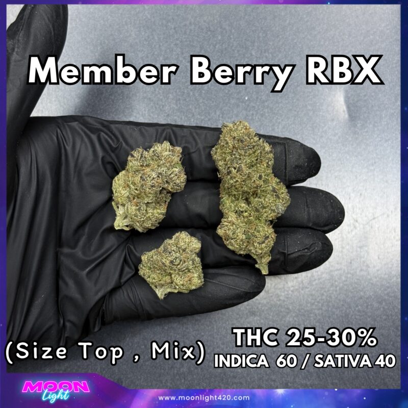 Member Berry RBX By. Ethos Genetics THC 25-30%