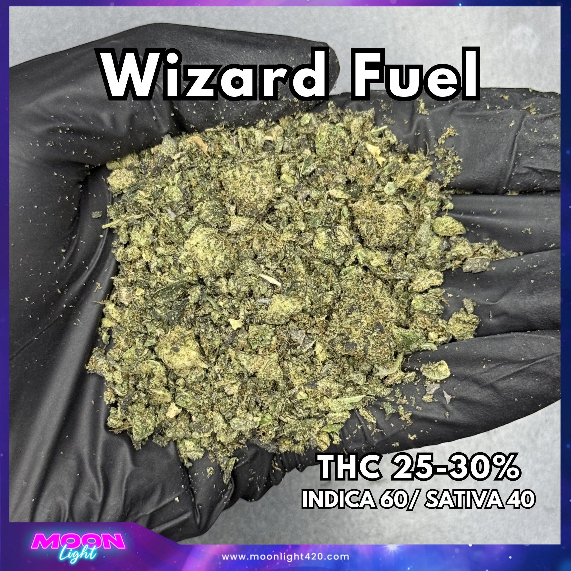 ทริม+เศษดอก Wizard Fuel By. Wizard Tree  THC 25-30%