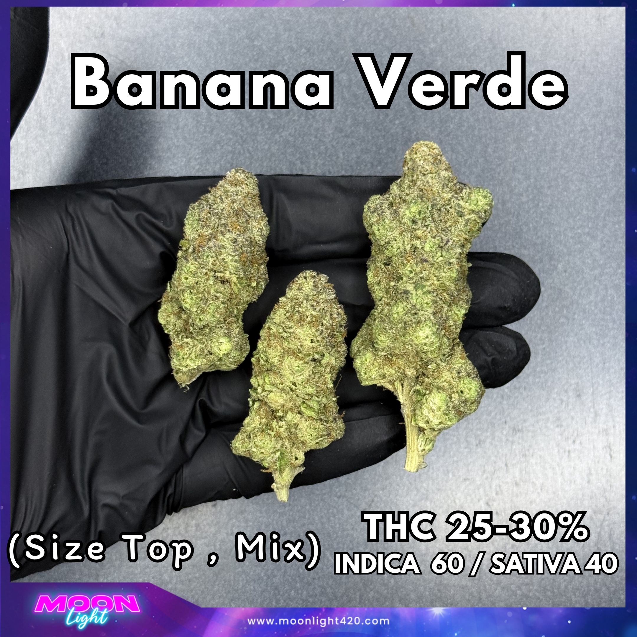 Banana Verde By. Elev8 Seeds THC 25-30%