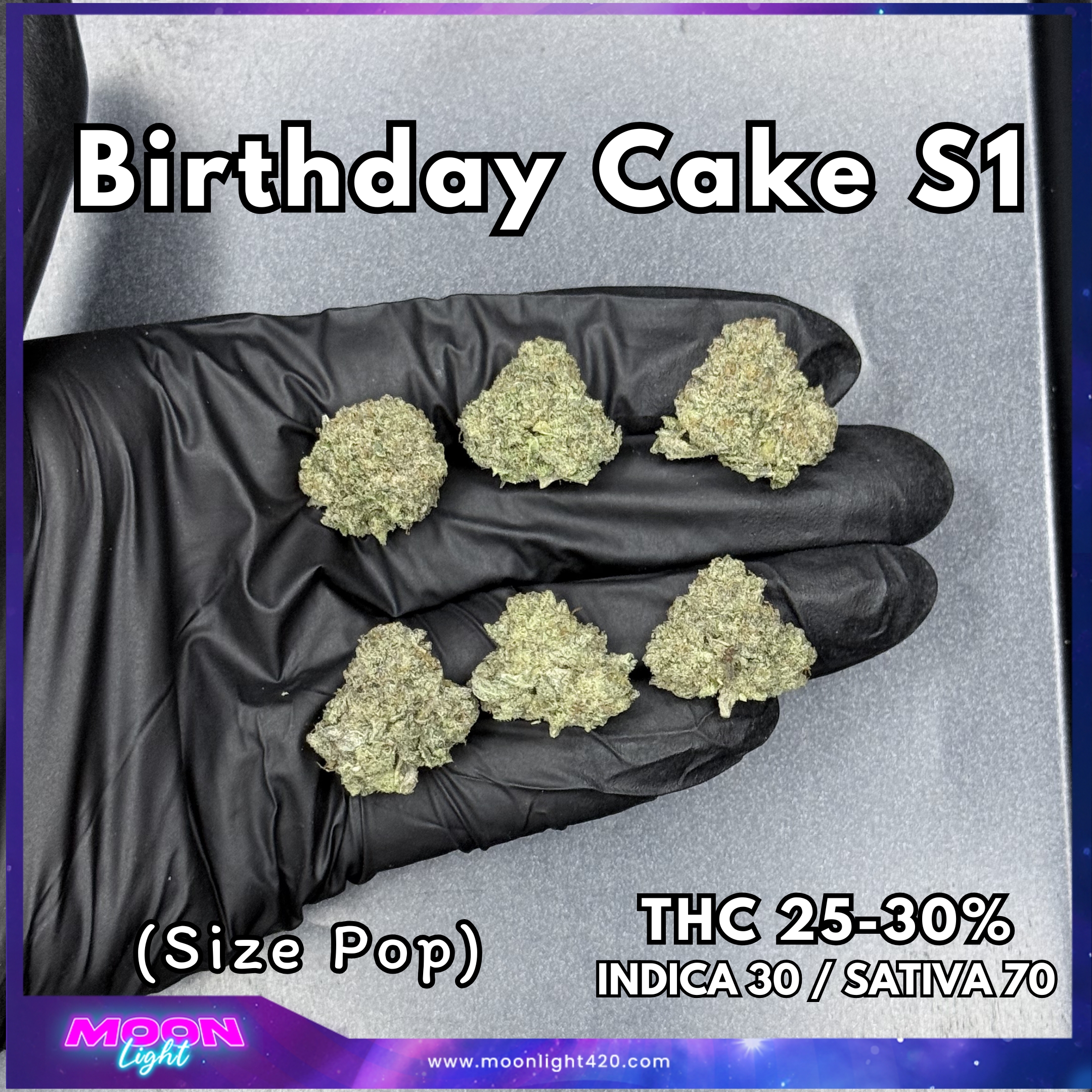 Birthday Cake S1 By. Cannarado Genetics THC 25-30%