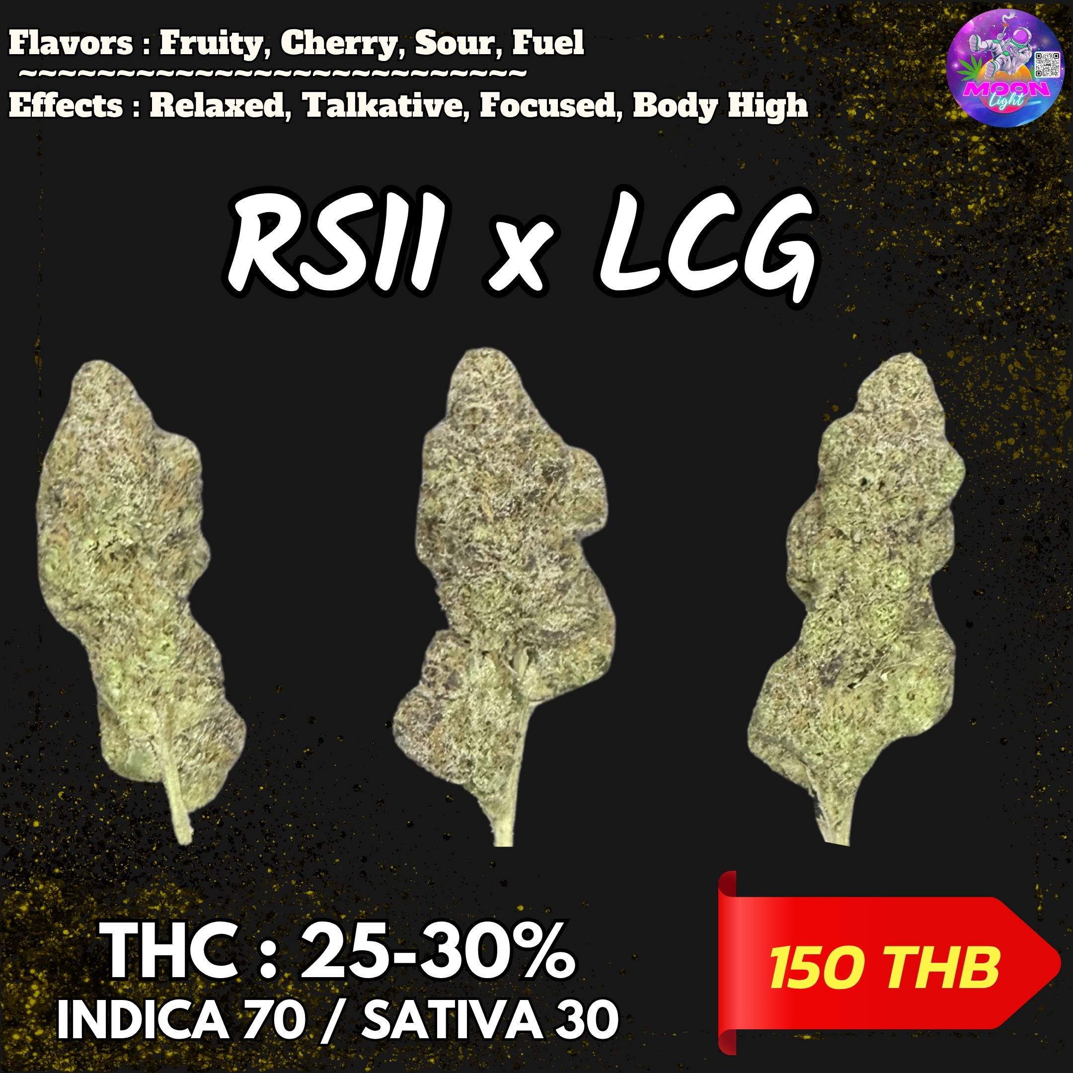RS11 x LCG By. BackPack Boyz THC 25-30% 🌕