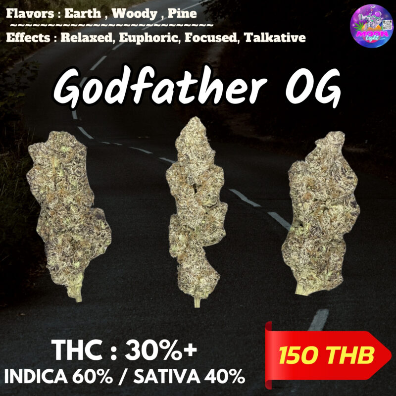 Godfather OG By. Blimburn Seeds THC 30%+ 🌕