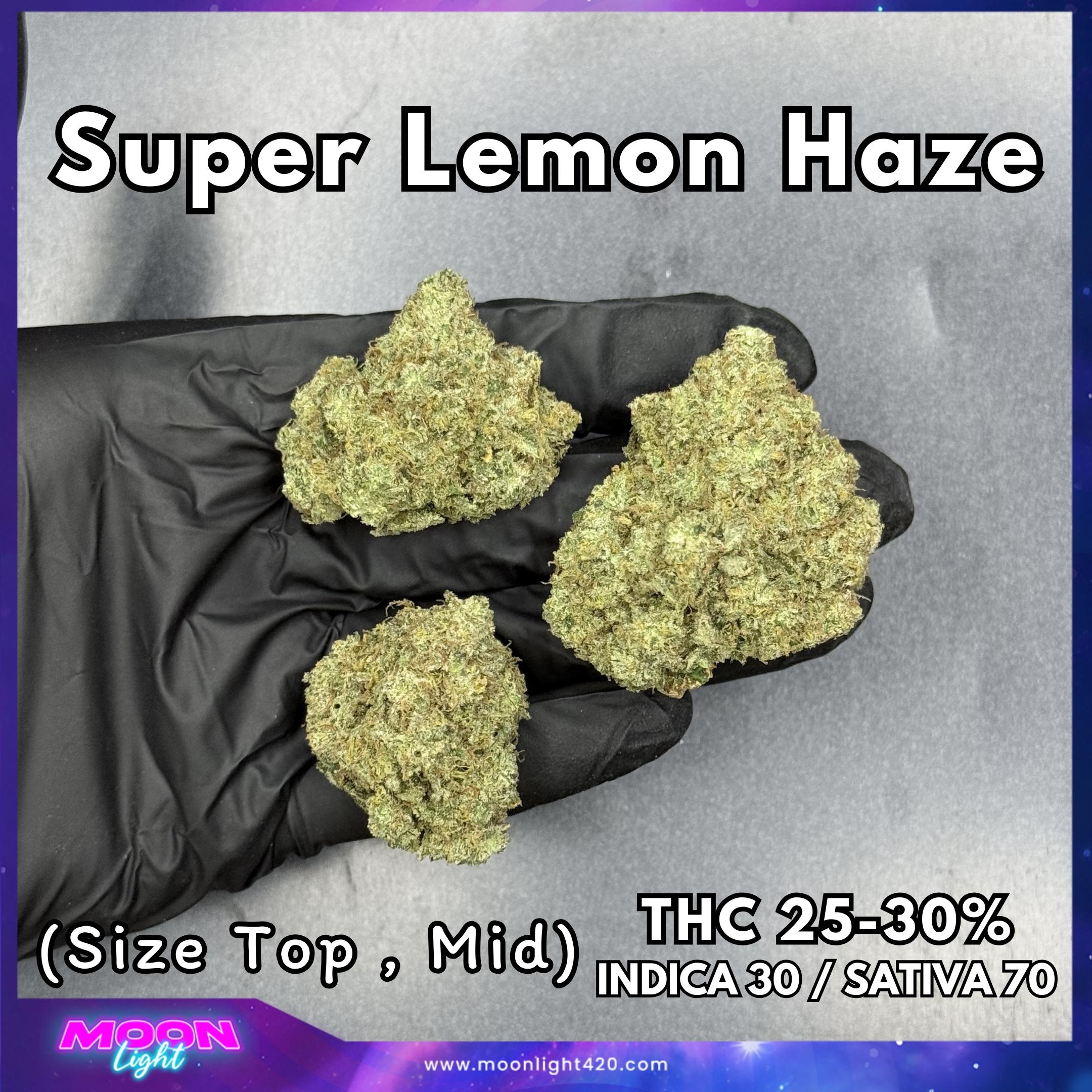 Super Lemon Haze By. Green House Seed THC 25-30%