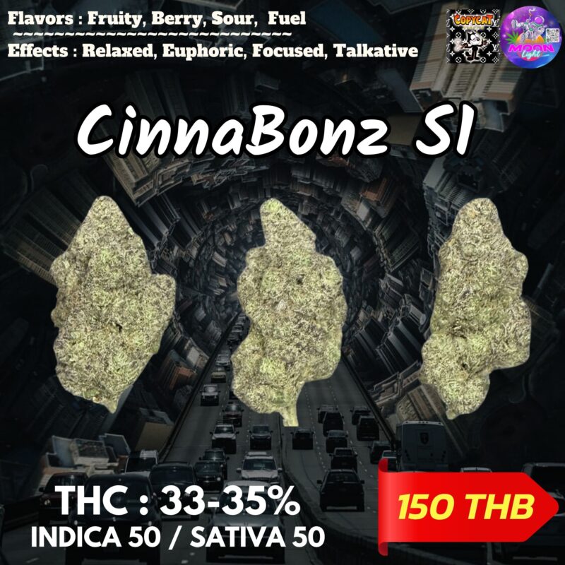 CinnaBonz S1  By. Copycat Genetix THC 33-35% 🌕