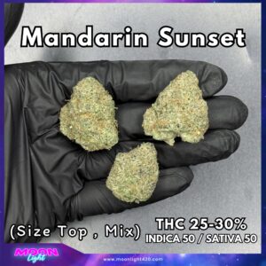 Mandarin Sunset  By. ETHOS Genetics  THC 25-30%