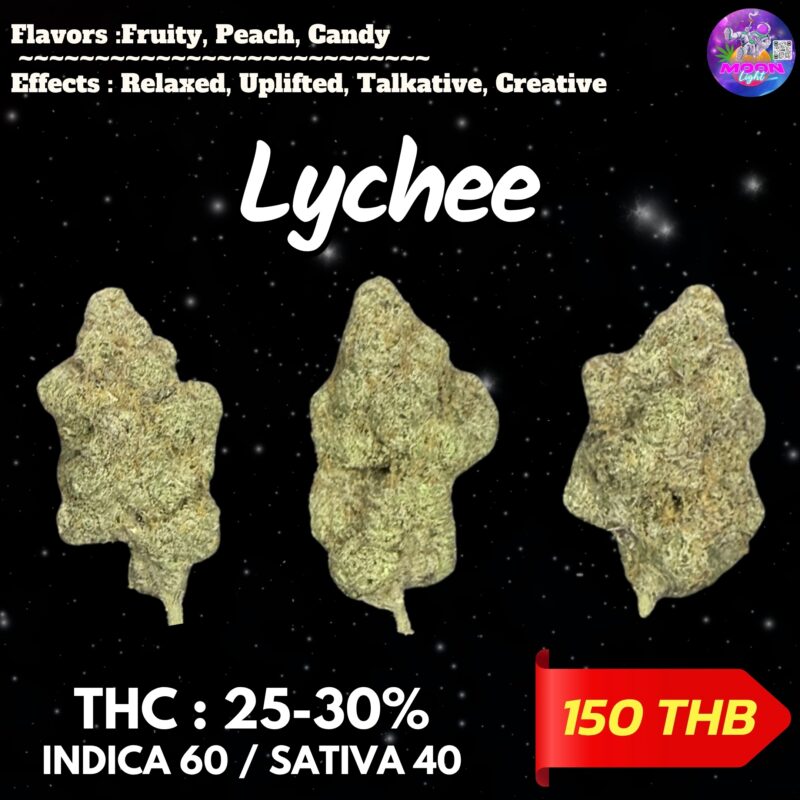 Lychee By. Nine Weeks Harvest THC 25-30% 🌕