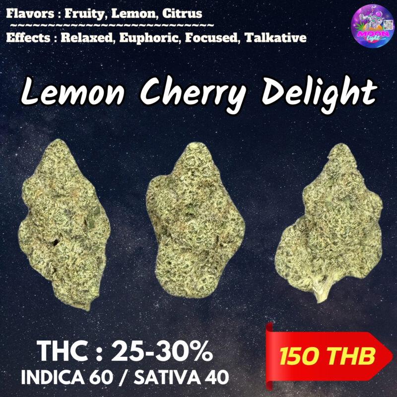 Lemon Cherry Delight  By. Craft Farmer THC 25-30% 🌕