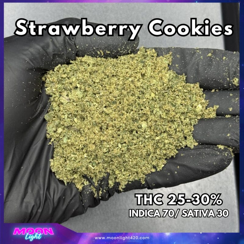ทริมคีฟ+ดอกแตก Strawberry Cookies THC 25-30%