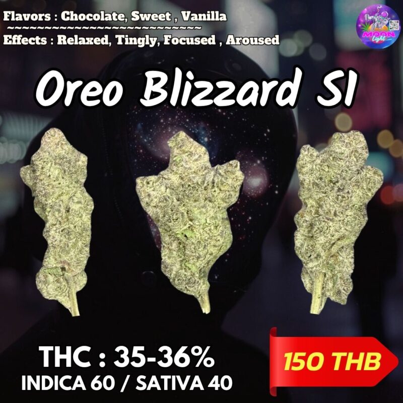 Oreo Blizzard S1 By. Copycat Genetix THC 35-36% 🌕