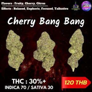 Cherry Bang Bang By. Exotic Genetix THC 30%+ 🌕