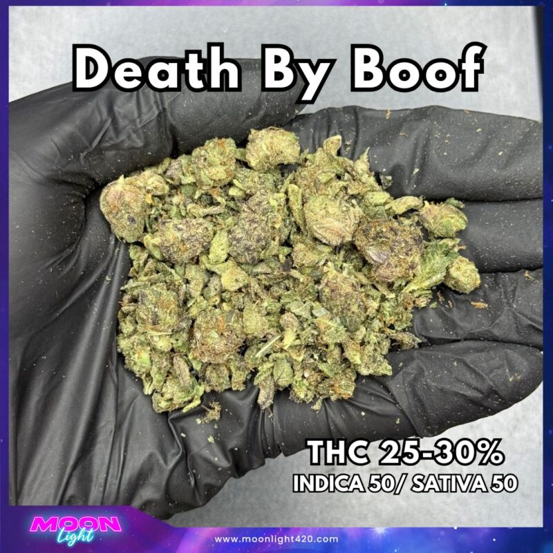 ทริมดอกแตก+เศษดอก Death By Boof THC 25-30%