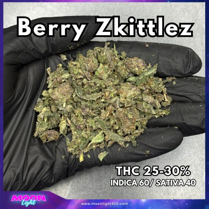 ทริม+เศษดอก Berry Zkittlez   THC 25-30%