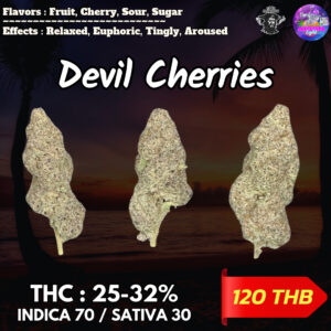 Devil Cherries  By. Tiki Madman THC 25-32% 🌕