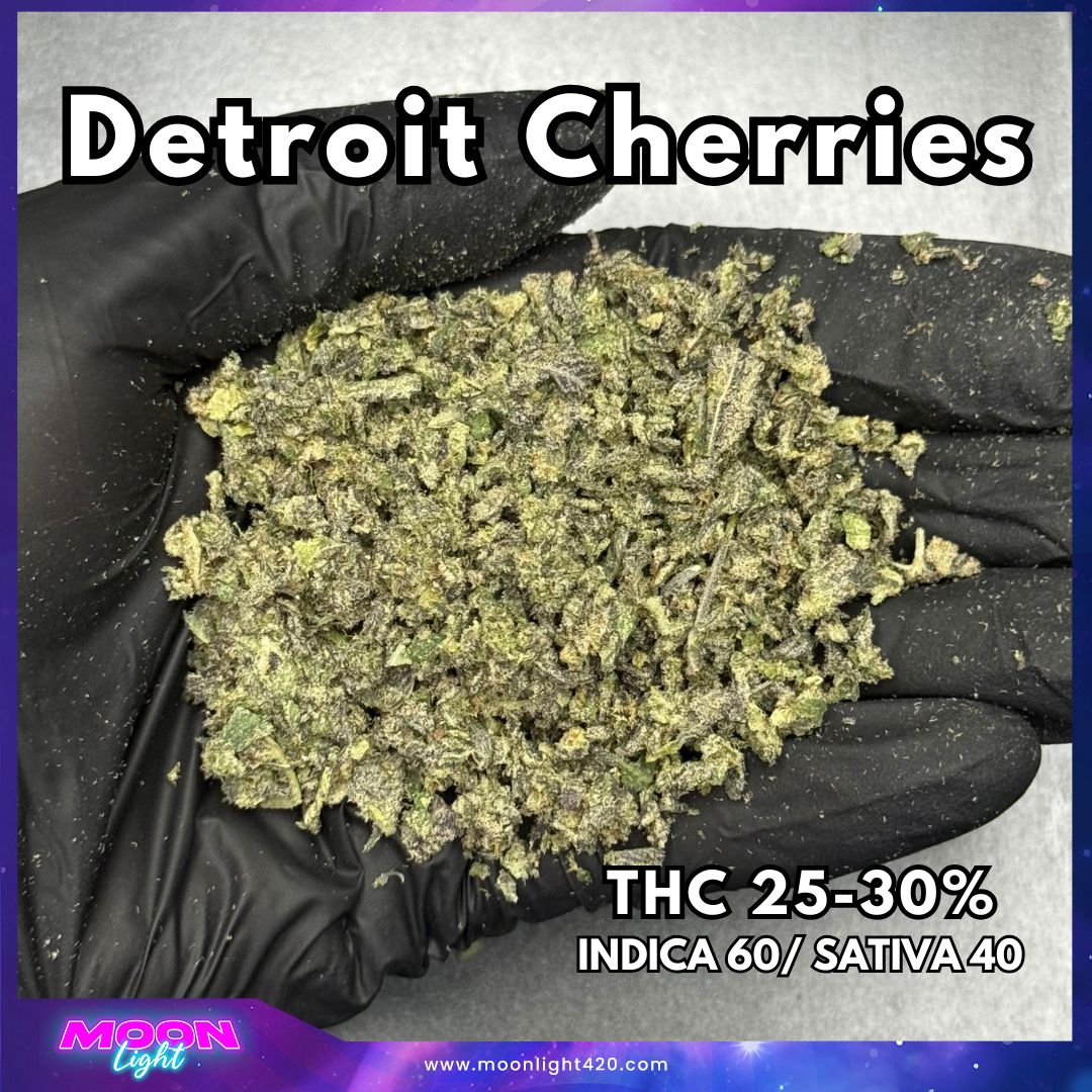 ทริม+ดอกแตก Detroit Cherries By. Tiki Madman THC 25-30%